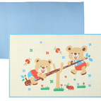 Cot Sheet Bear (Blue)