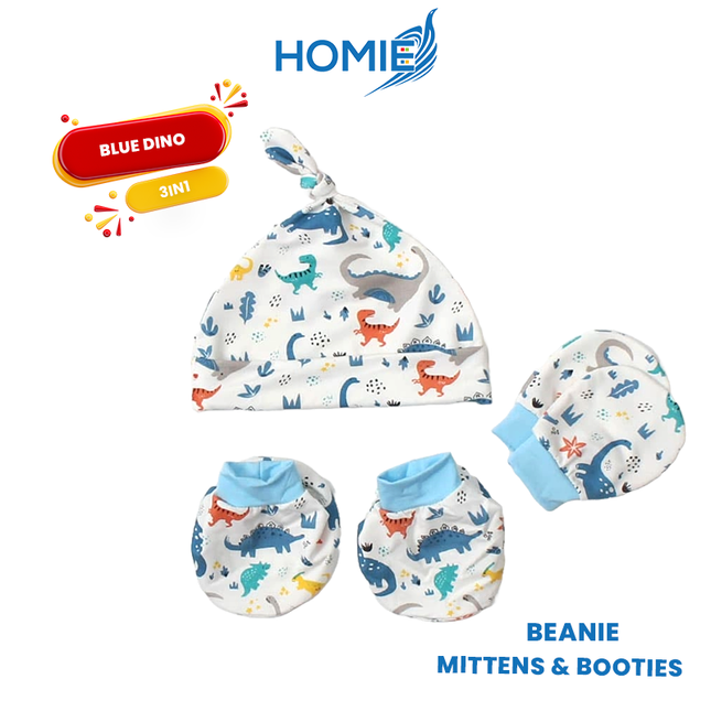 3in1 Bamboo Hats, Mittens and Socks