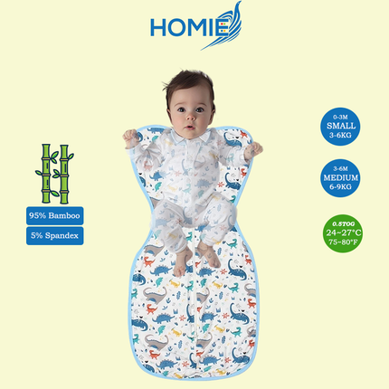 Swaddle and Sleeping Bag (Bamboo & Cotton) Small & Medium ONLY
