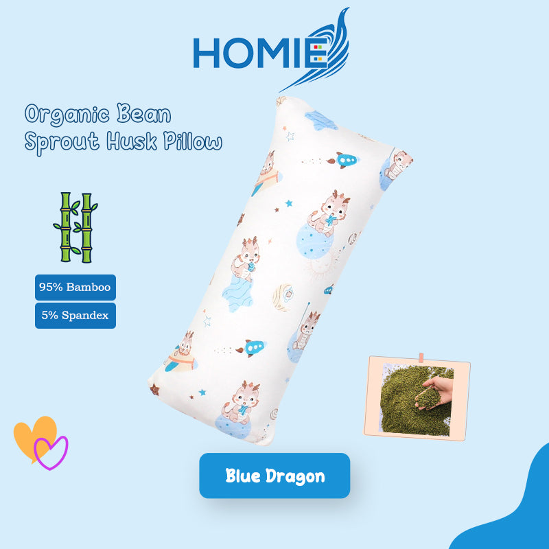 🌟🌟 HOMIE Organic Bean Sprout Husk Pillow [3 sizes available]