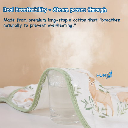 HOMIE Newborn Baby Swaddle Wrap-Baby Sleeping Bag (Thin & Anti-Startle Swaddles) Anti-Startle Design