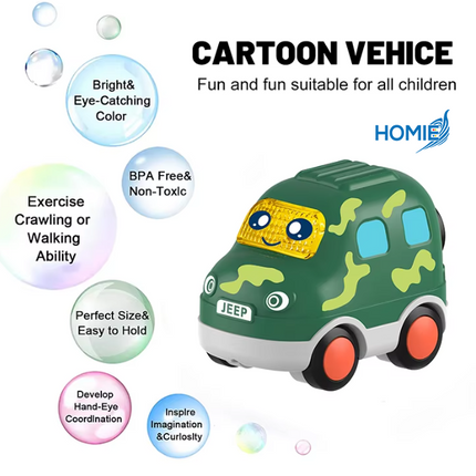 Huanger Early Educational Cartoon Vehicle