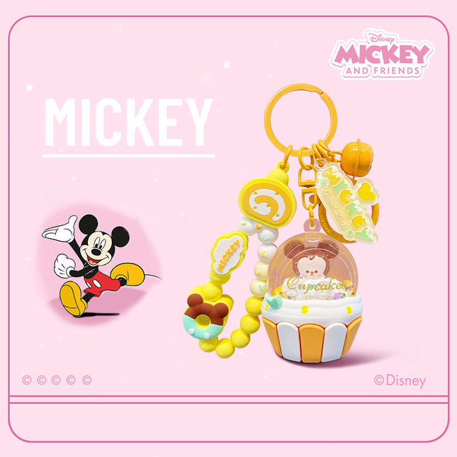 🐭 🐶 DISNEY Mickey Minnie Donald Daisy Cartoon Keychain Charm