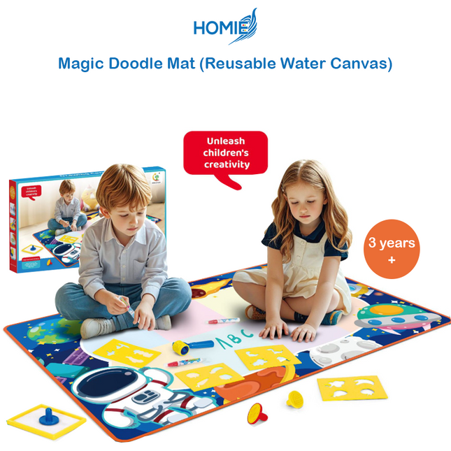 Magic Doodle Mat – Reusable Water Canvas (3 Years+)