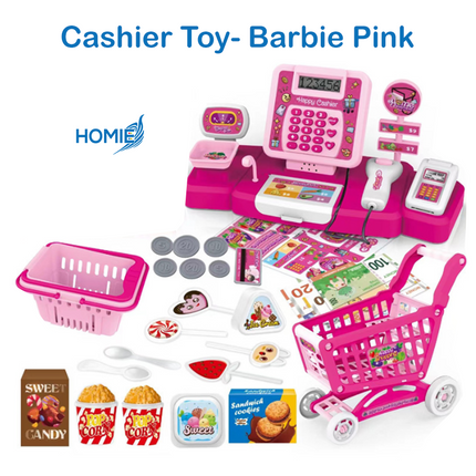 Mini Mart Cash Register Toy with Conveyor & Calculator