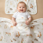 Deer Muslin Swaddle