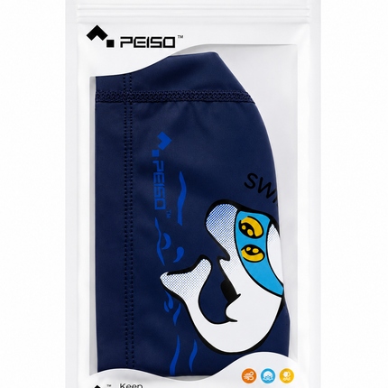 Children’s Waterproof Silicone Swim Cap – Unisex Design for Boys and Girls