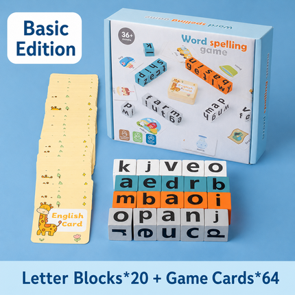 Word and letter building blocks (3 to 6 years old)