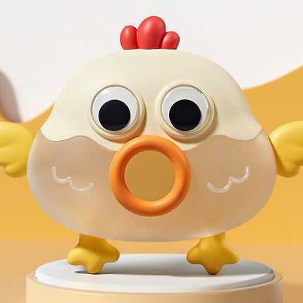 Rooster lays eggs and shakes balls toy