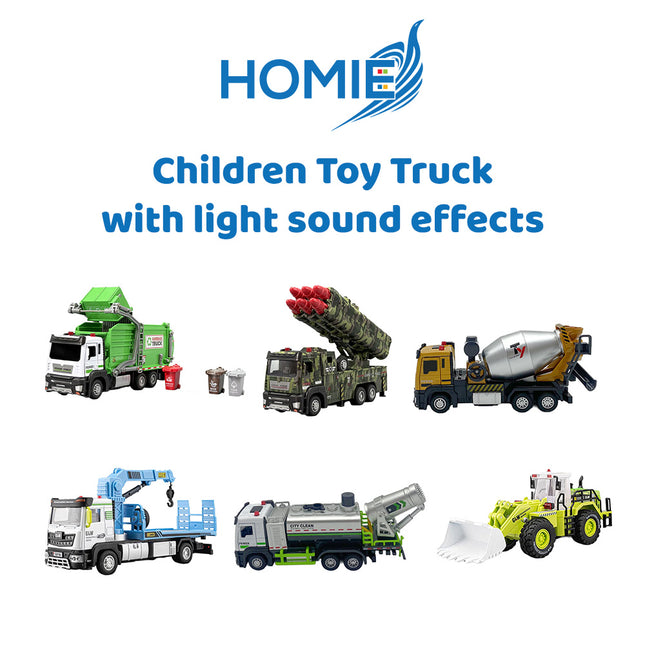 CHILDREN TOY TRUCK with light sound effects construction vehicle toy