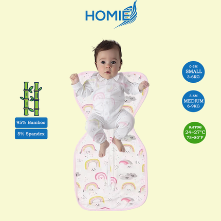 Swaddle and Sleeping Bag (Bamboo & Cotton) Small & Medium ONLY