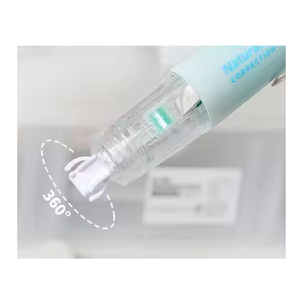 Press-Type Pen Style Correction Tape – Refillable Transparent Student Corrector for Smooth & Precise Fixing