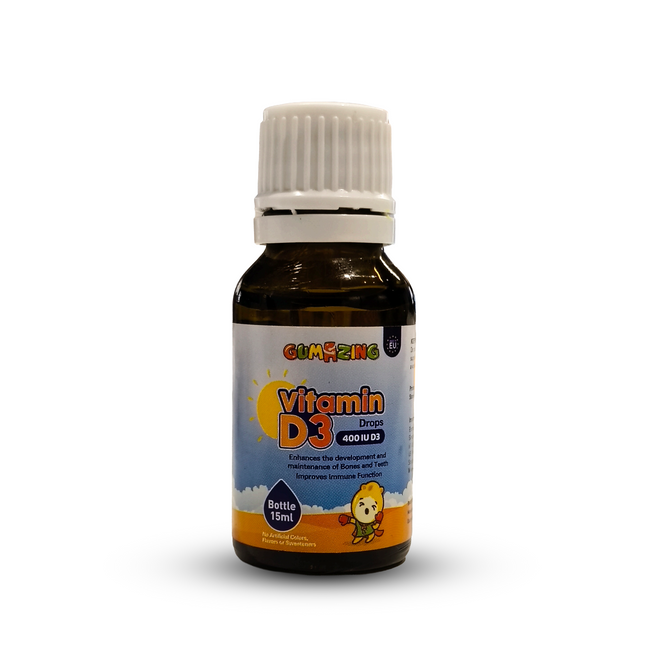 Gumazing Kids D3 Drop, 15ml, 400 IU D3