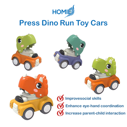 🦕Press Dino Run Toy Car - Parent-Child Interactive Toys