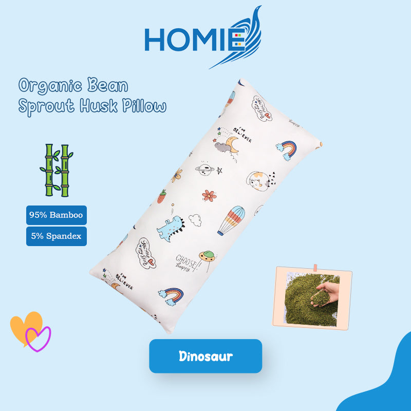 🌟 HOMIE Organic Bean Sprout Husk Pillow [3 sizes available]