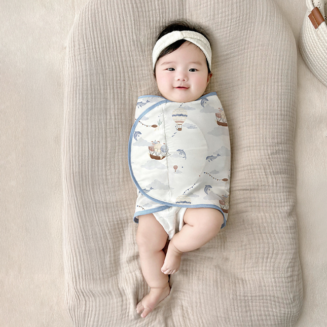 Newborn Swaddle Wrap-Baby Sleeping Bag Thin Anti-Startle Swaddle
