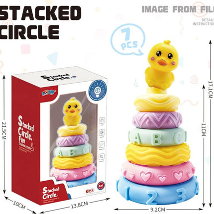 Soft and Washable Stacking Toy 7pcs (6 Months and above)