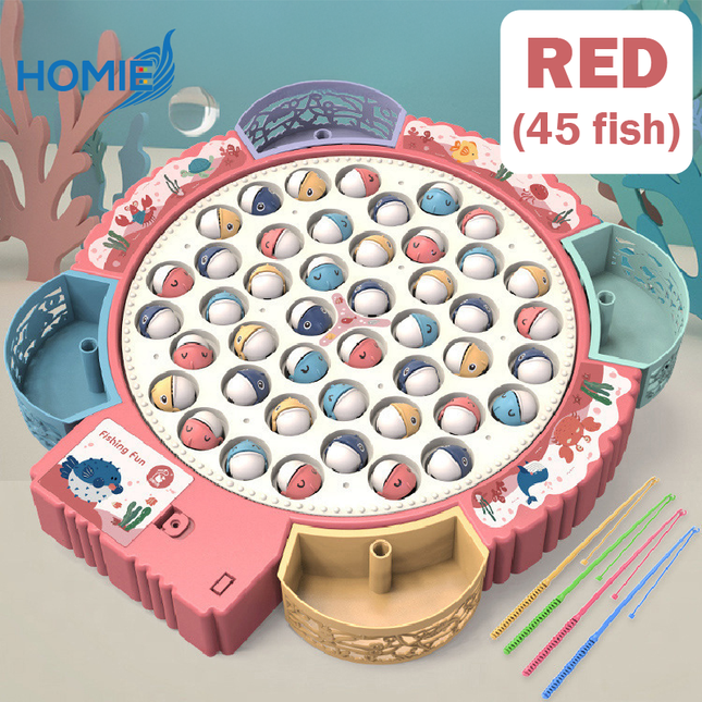 Fishing Board Game, Fabric and Magnet Fishing Game for Early Education