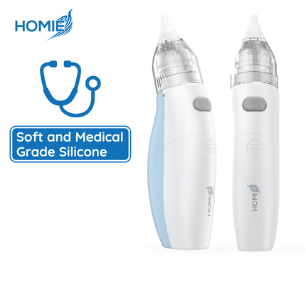 HOMIE🏅【Electric Nasal Aspirator】Baby Safety Nose Suction Cleaner with Battery