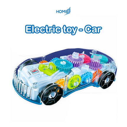 Mini Transparent Models Electric Vehicle for Kids