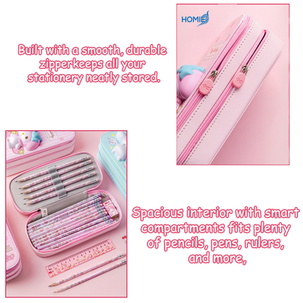 3D Decompression Cute Cartoon Stationery Case