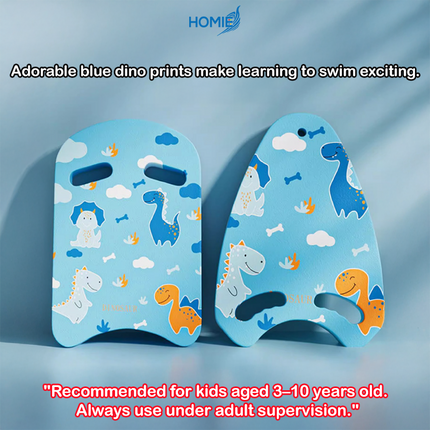 Kids DINO Swim Kickboard (Swimming Aids - Thickened Floating Backboard for Beginners)