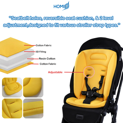Cotton Baby Cushion – For Strollers & Dining Chairs