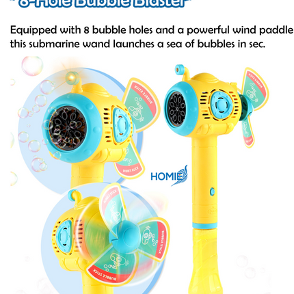 U-BOAT Submarine Bubble Wand Stick