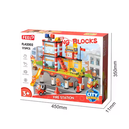 Theme Adventure Series Building Blocks – Creative DIY Large Particle Educational Toy(3+Years)