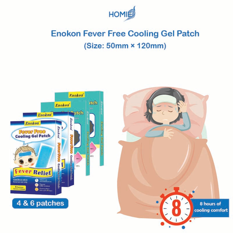 Enokon Fever Free Cooling Gel Patch – HOMIE.SG