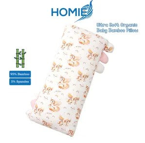Ultra Soft Bamboo Baby Pillows /Baby Bolster FULL SET