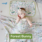 Muslin Swaddle Forest Bunny