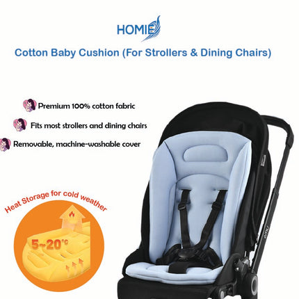 Cotton Baby Cushion – For Strollers & Dining Chairs
