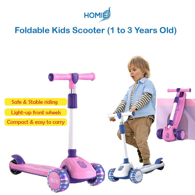 HOMIE Foldable Kids Scooter (1 to 3 Years Old)