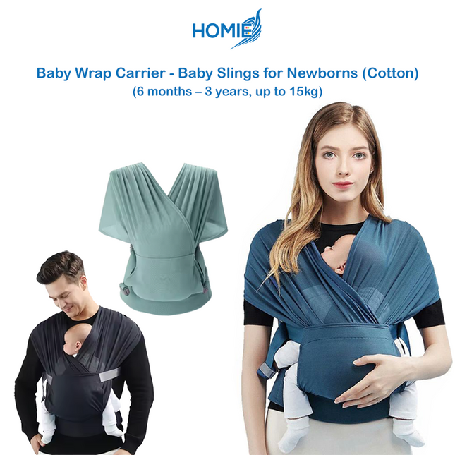 Baby Wrap Carrier - Baby Slings for Newborns (Cotton)