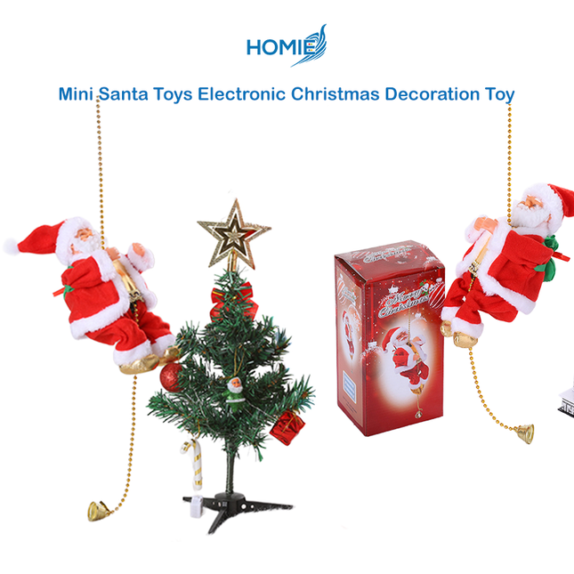 Mini Santa Toys Electronic Christmas Decoration Toy