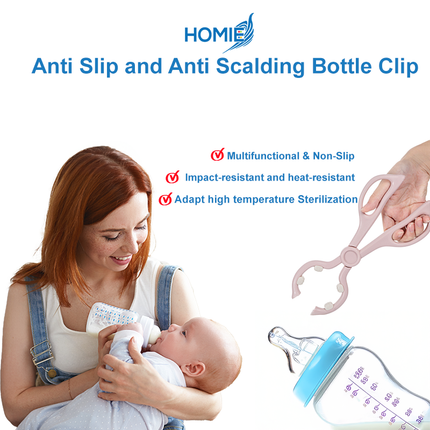 HOMIE Anti Slip and Anti Scalding Bottle Clip / Impact resistant/Heat resistant/Perfect for handling
