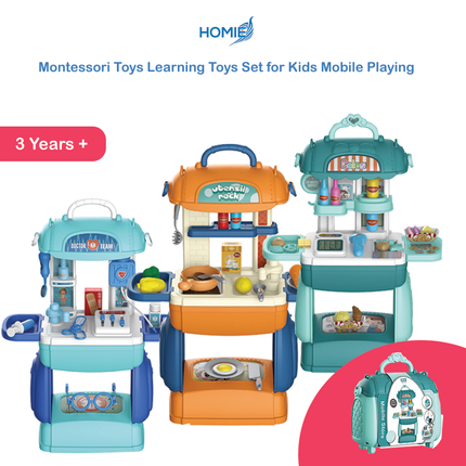 HOMIE Montessori Toys Learning Toys Set for Kids Mobile Playing