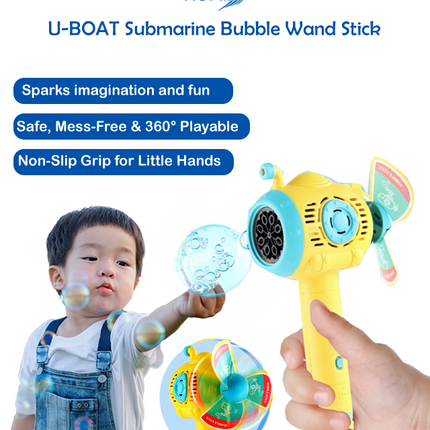 U-BOAT Submarine Bubble Wand Stick
