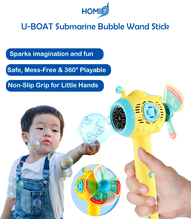 U-BOAT Submarine Bubble Wand Stick