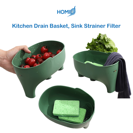Kitchen Drain Basket, Sink Strainer Filter