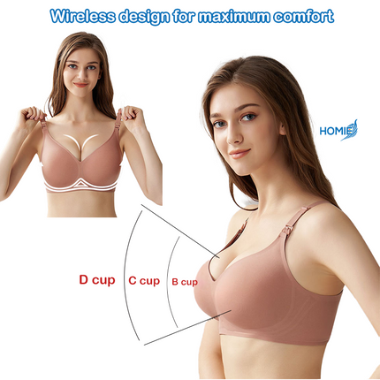 👩‍🍼Wireless Seamless Maternity Bra – Front-Opening Style