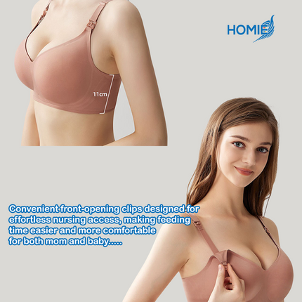👩‍🍼Wireless Seamless Maternity Bra – Front-Opening Style