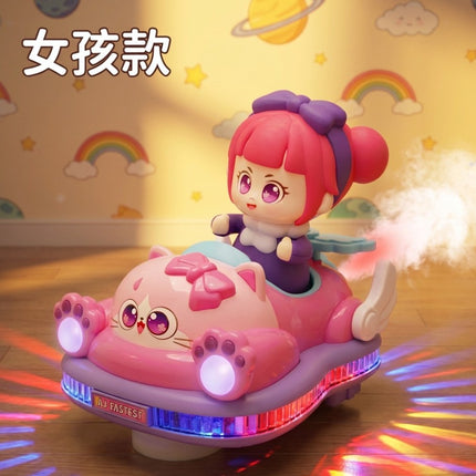Electric Spray Bumper Car Toy