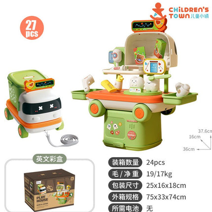 Mini Trolley Car and Suitcase Toy