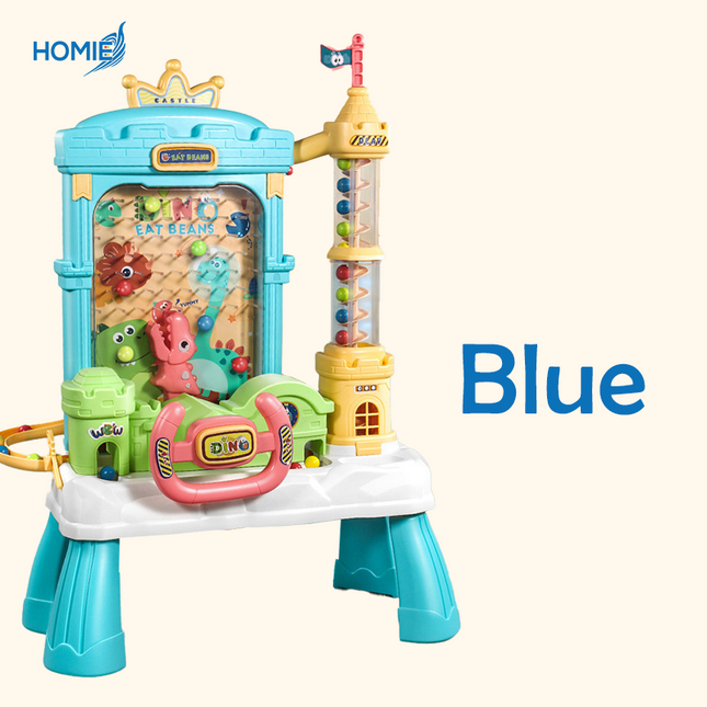 HOMIE Dino Castle Ball Catcher / Electric Castles Pinball Machine Desktop Game Parent-Child Interact