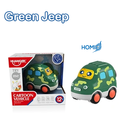 Huanger Early Educational Cartoon Vehicle