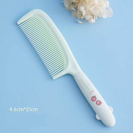 Pretty Hair Comb for Girls – Portable Detangling Brush for Long Straight Hair & Ponytails