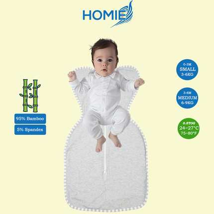 Swaddle and Sleeping Bag (Bamboo & Cotton) Small & Medium ONLY
