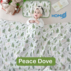 Muslin Swaddle Peace Dove
